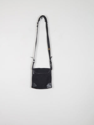 Vintage Black DKNY Bag With Long Strap - The Harlequin