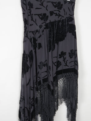 Vintage Black Devore Pearse Fionda Skirt S/M - The Harlequin
