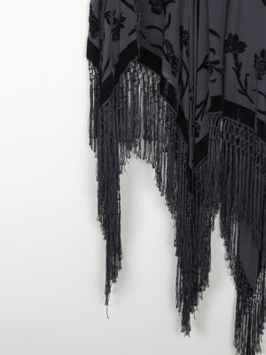 Vintage Black Devore Pearse Fionda Skirt S/M - The Harlequin