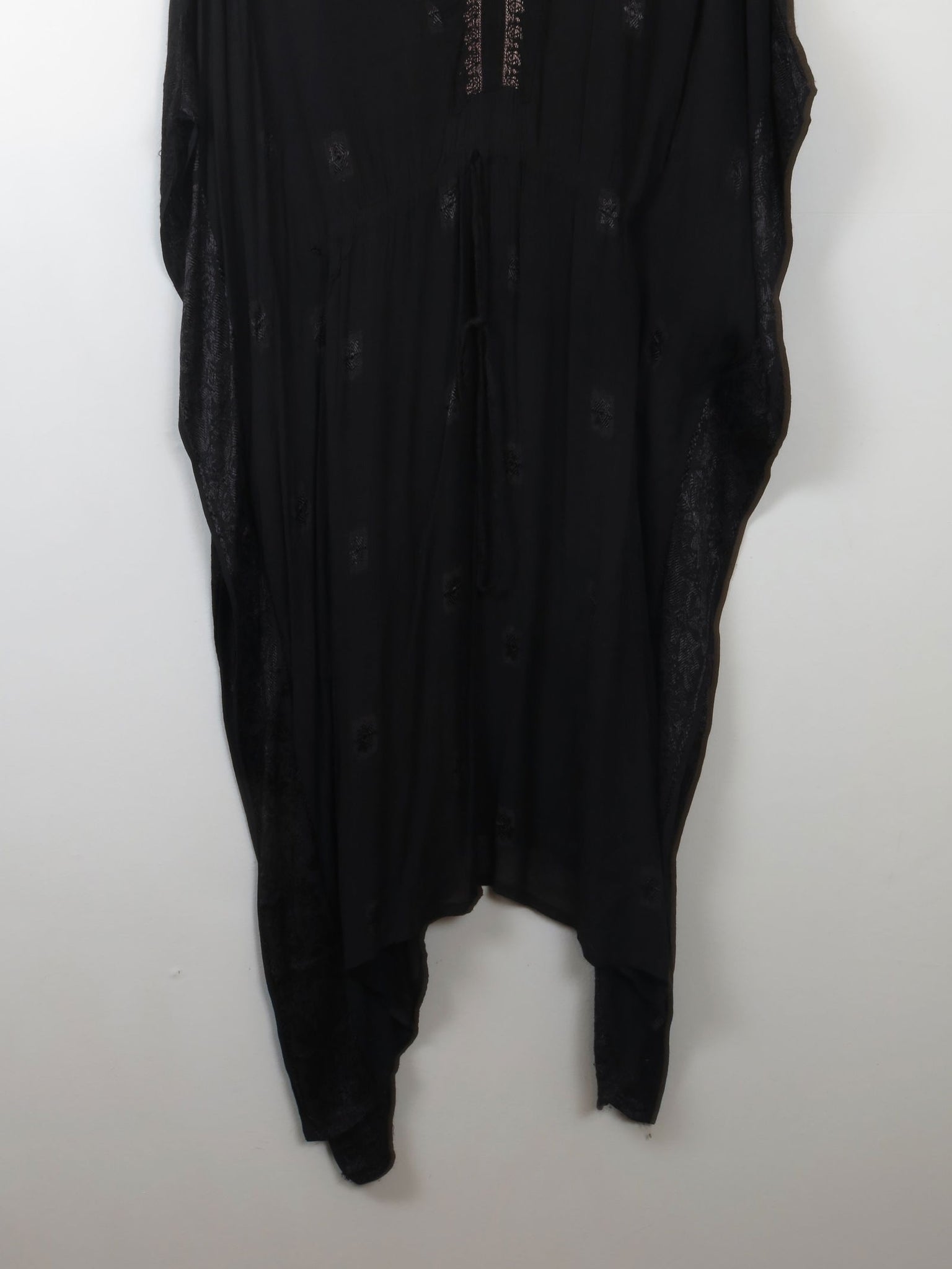 Vintage Black Ethic Kaftan Dress One Size - The Harlequin