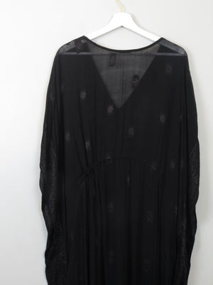 Vintage Black Ethic Kaftan Dress One Size - The Harlequin