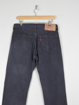 Vintage Black Levi's 501's 32/32 - The Harlequin