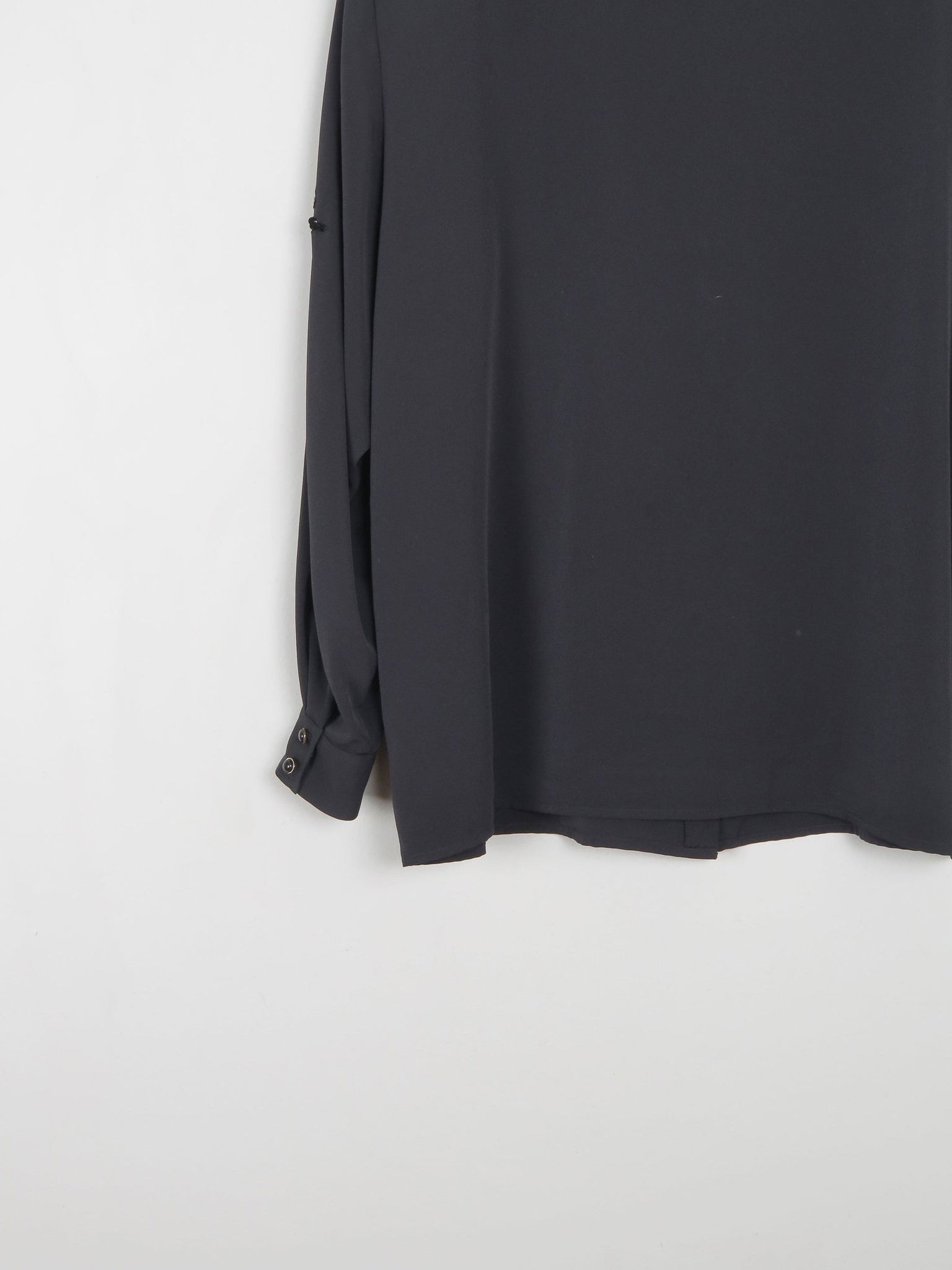 Vintage Black Sequin & Embroidered  Blouse  L/XL - The Harlequin