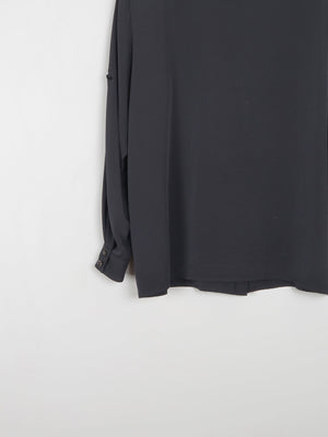 Vintage Black Sequin & Embroidered  Blouse  L/XL - The Harlequin