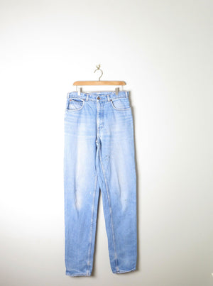 Vintage Blue Denim Orange Tab Vintage Levi’s 32W 36L - The Harlequin