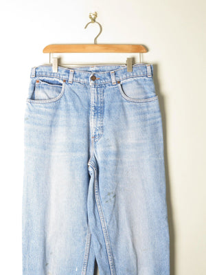 Vintage Blue Denim Orange Tab Vintage Levi’s 32W 36L - The Harlequin