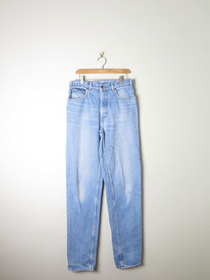 Vintage Blue Denim Orange Tab Vintage Levi’s 32W 36L - The Harlequin