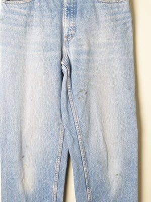 Vintage Blue Denim Orange Tab Vintage Levi’s 32W 36L - The Harlequin