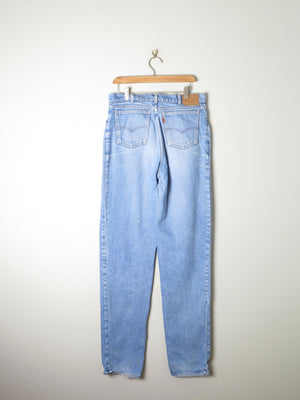 Vintage Blue Denim Orange Tab Vintage Levi’s 32W 36L - The Harlequin