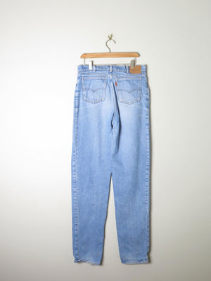 Vintage Blue Denim Orange Tab Vintage Levi’s 32W 36L - The Harlequin