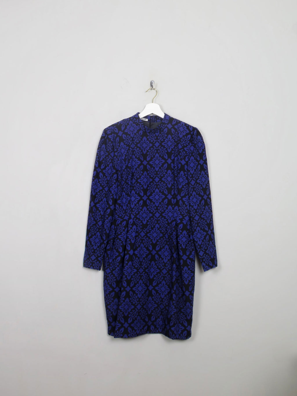 Vintage Blue Guy Laroche Dress S - The Harlequin