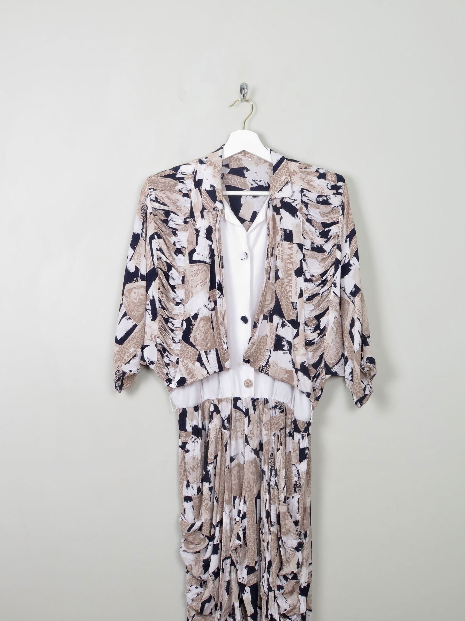 Vintage Colourful Jumpsuit S/M - The Harlequin