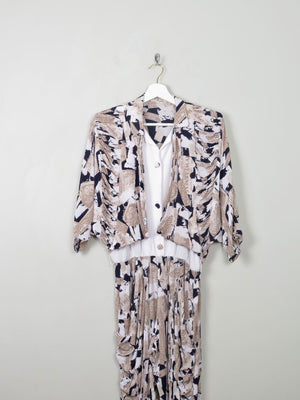 Vintage Colourful Jumpsuit S/M - The Harlequin