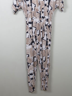Vintage Colourful Jumpsuit S/M - The Harlequin