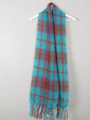 Vintage Colourful Mohair Scarf By John Hanley - The Harlequin