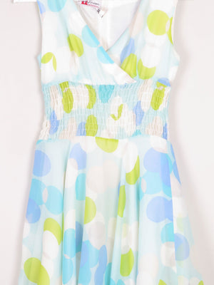 Vintage Colourful Polka Dot 1960s Short Dress 6/8 - The Harlequin
