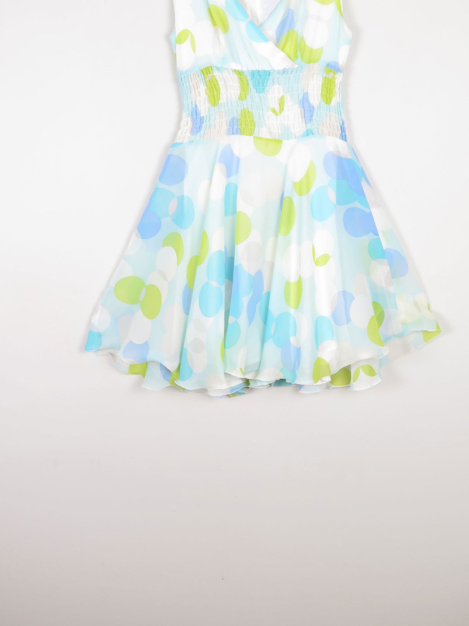 Vintage Colourful Polka Dot 1960s Short Dress 6/8 - The Harlequin