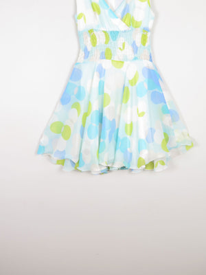 Vintage Colourful Polka Dot 1960s Short Dress 6/8 - The Harlequin