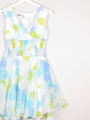 Vintage Colourful Polka Dot 1960s Short Dress 6/8 - The Harlequin