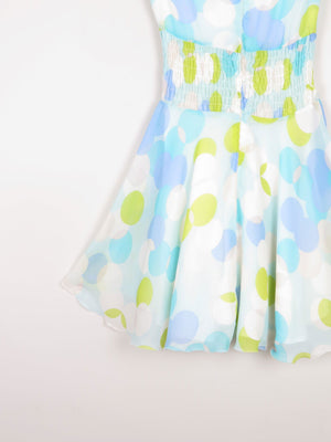 Vintage Colourful Polka Dot 1960s Short Dress 6/8 - The Harlequin