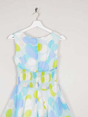 Vintage Colourful Polka Dot 1960s Short Dress 6/8 - The Harlequin