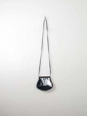 Vintage Cross Body Black Bag - The Harlequin