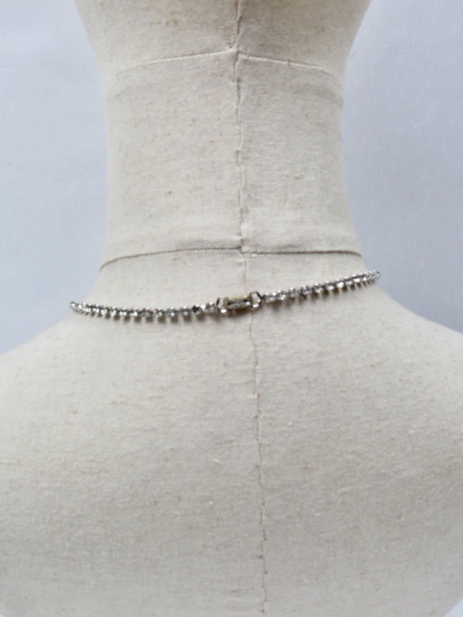 Vintage Diamante Paste Necklace - The Harlequin