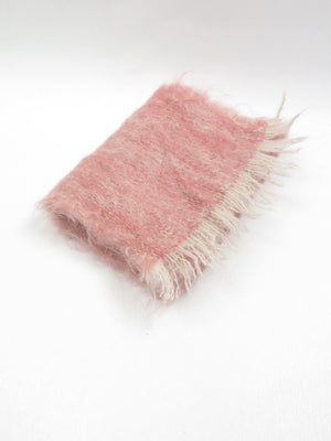 Vintage Dusty Pink Mohair Scarf - The Harlequin