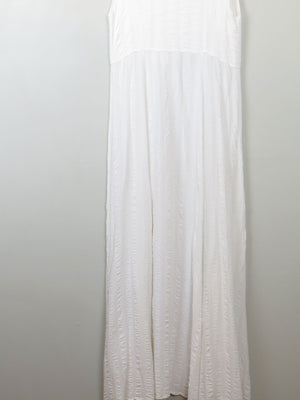 Vintage Ecru Long Dress S - The Harlequin
