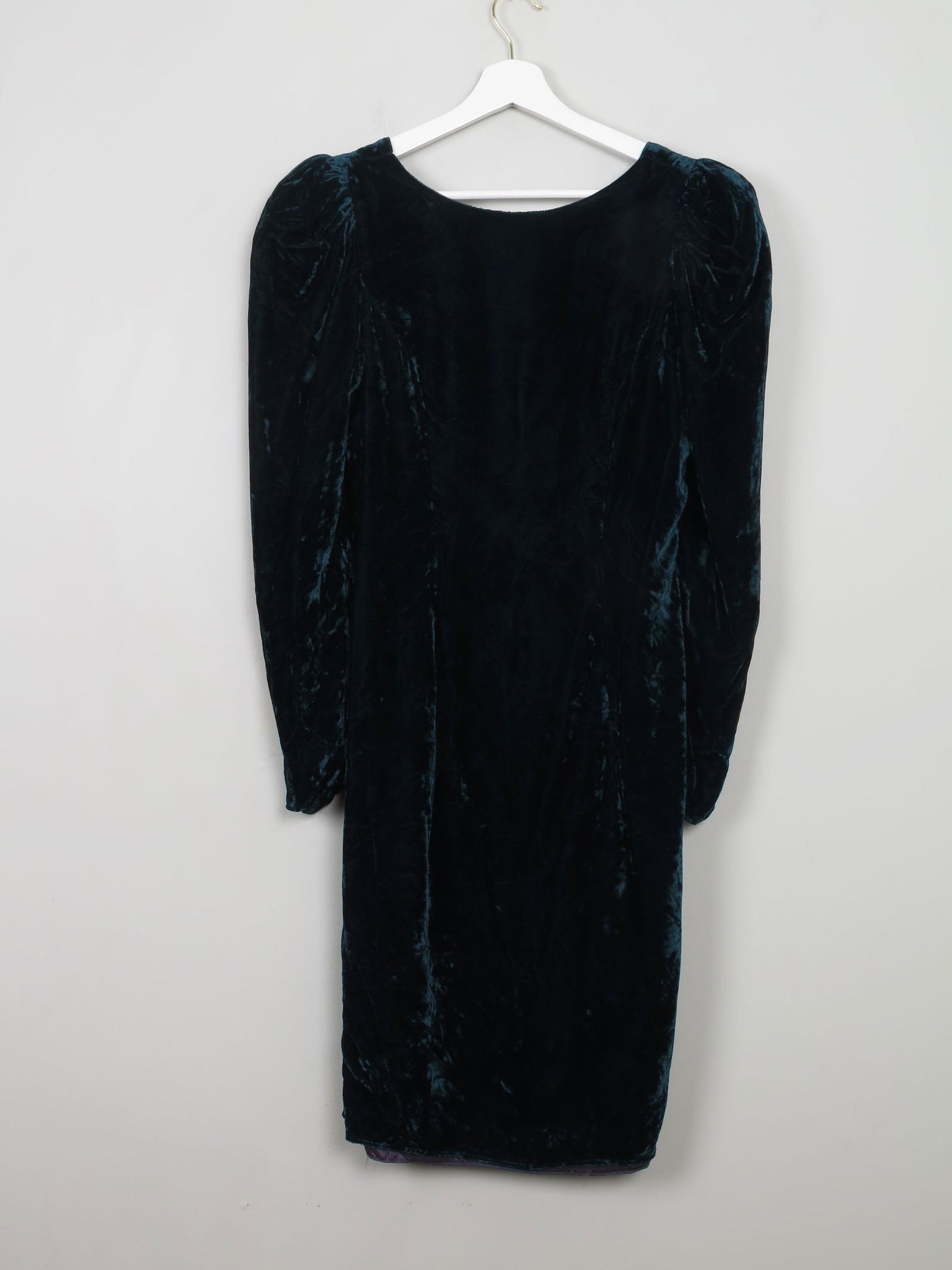 Vintage Emerald Green Velvet Dress S Vintage Emerald Green Velvet Dress S