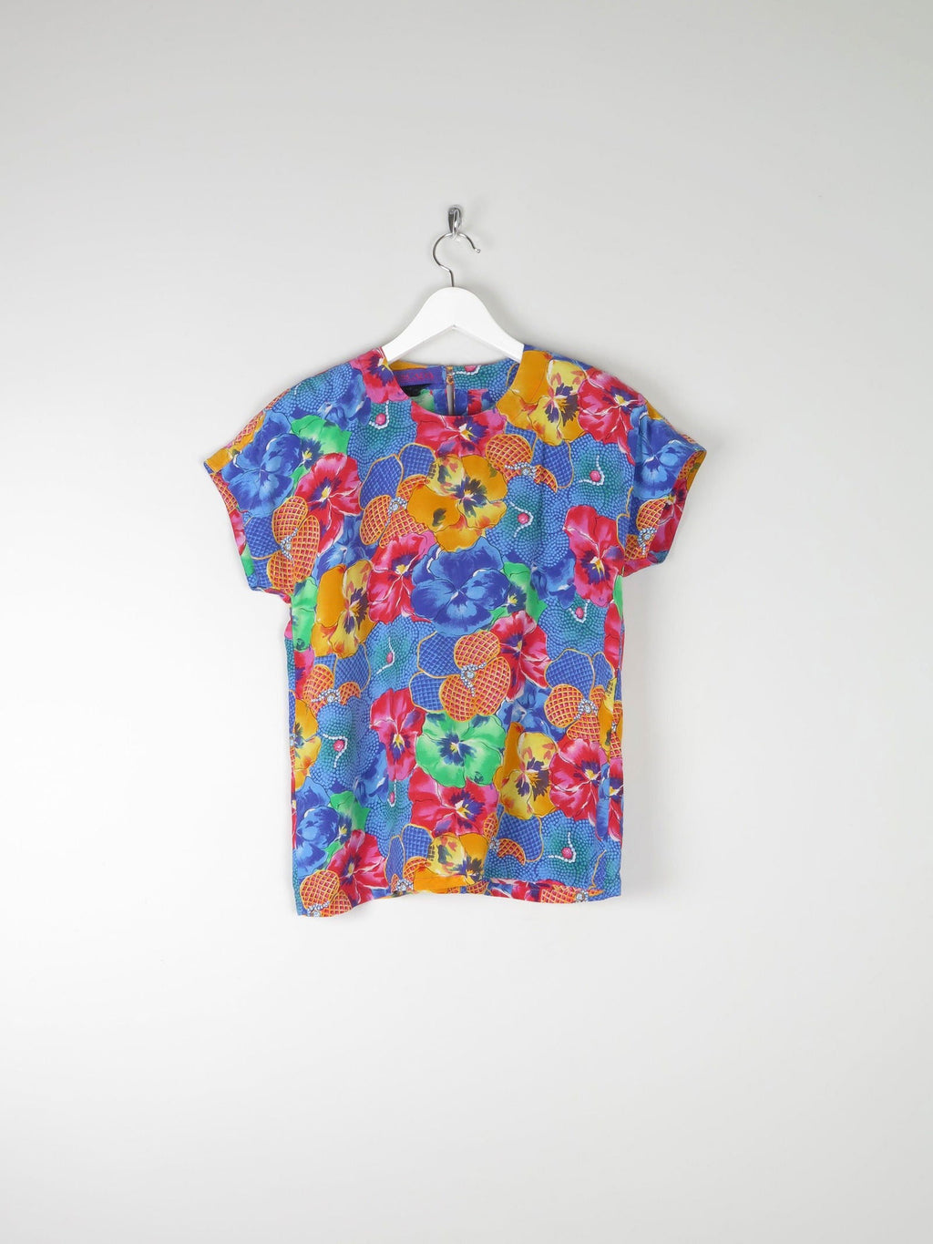 Vintage Escada Printed Blouse S/M - The Harlequin