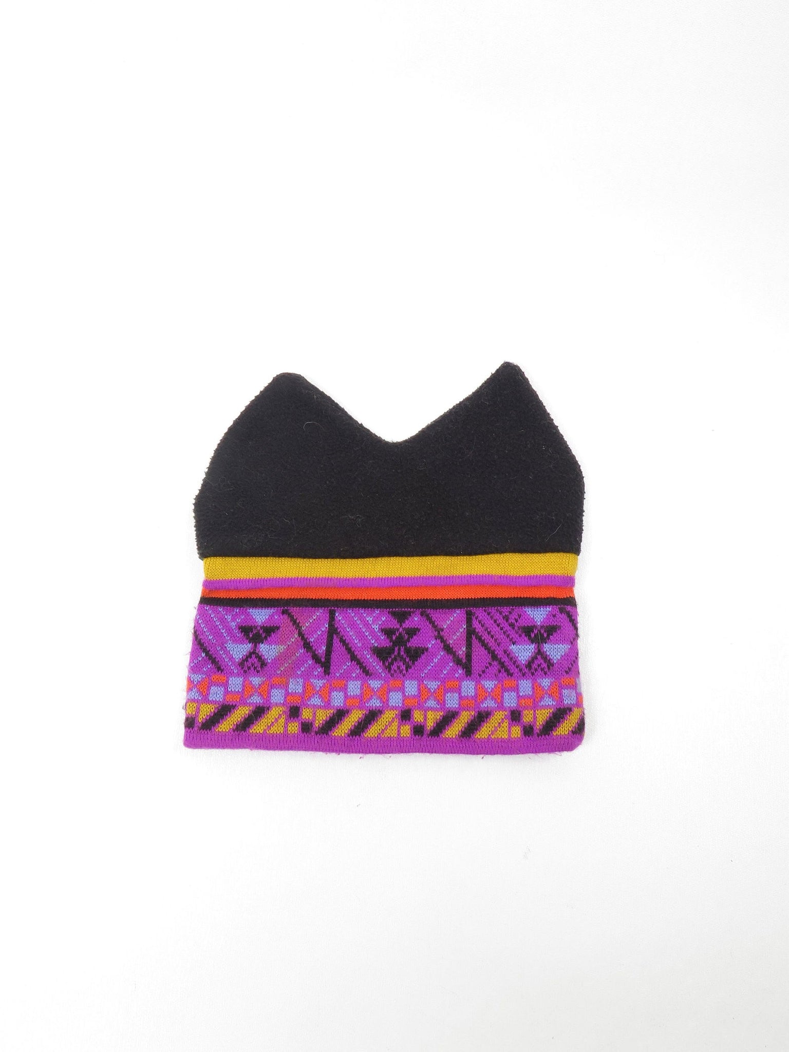Vintage Fleece Ski Hat S - The Harlequin
