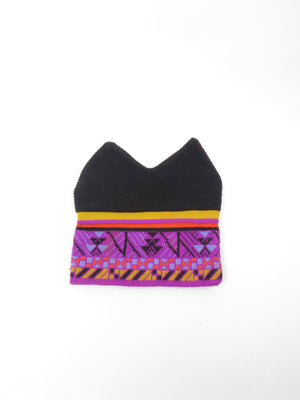 Vintage Fleece Ski Hat S - The Harlequin