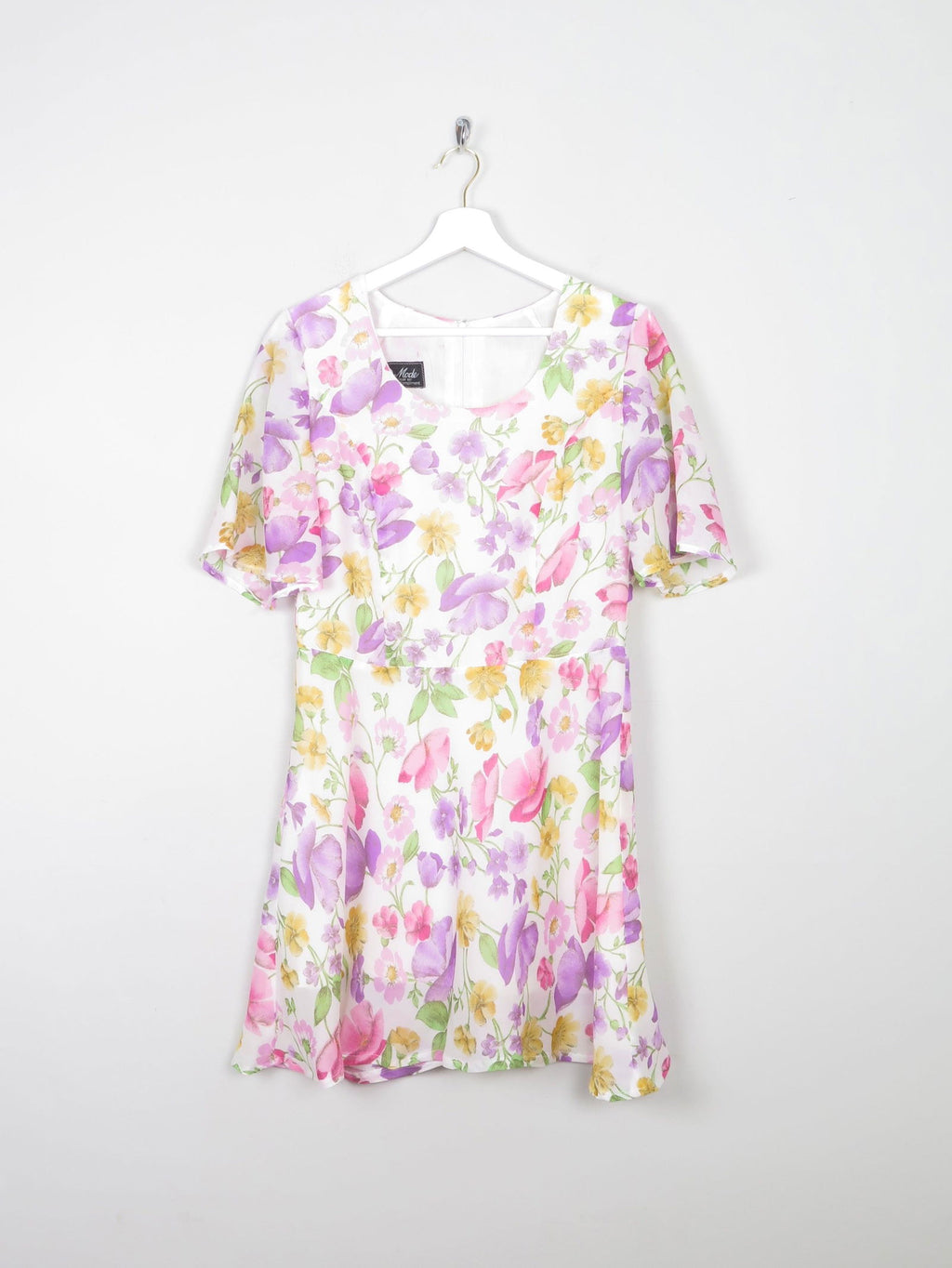 Vintage Floral 1970s Dress XS 6/8 - The Harlequin