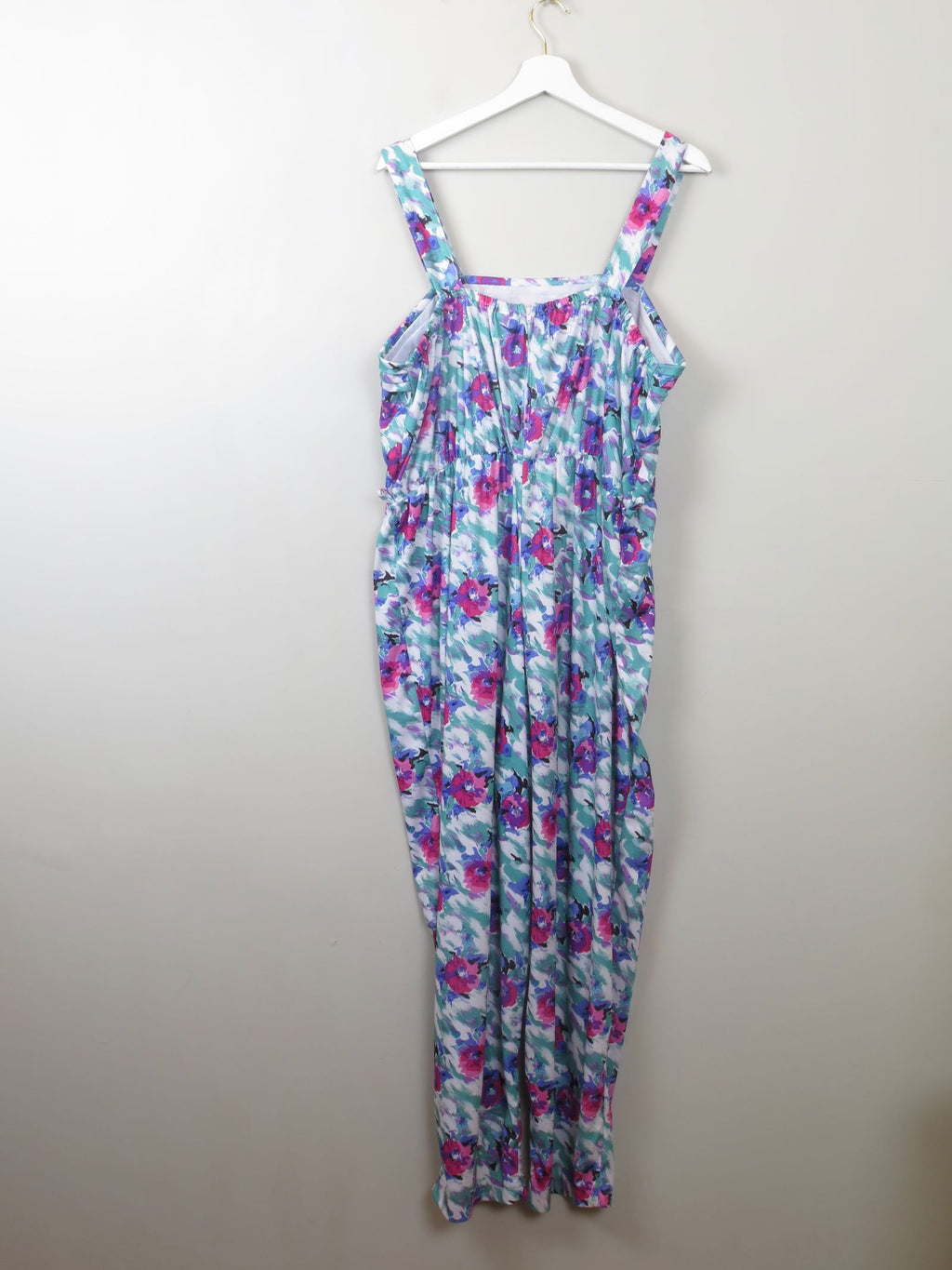 Vintage Floral Jumpsuit L/XL - The Harlequin