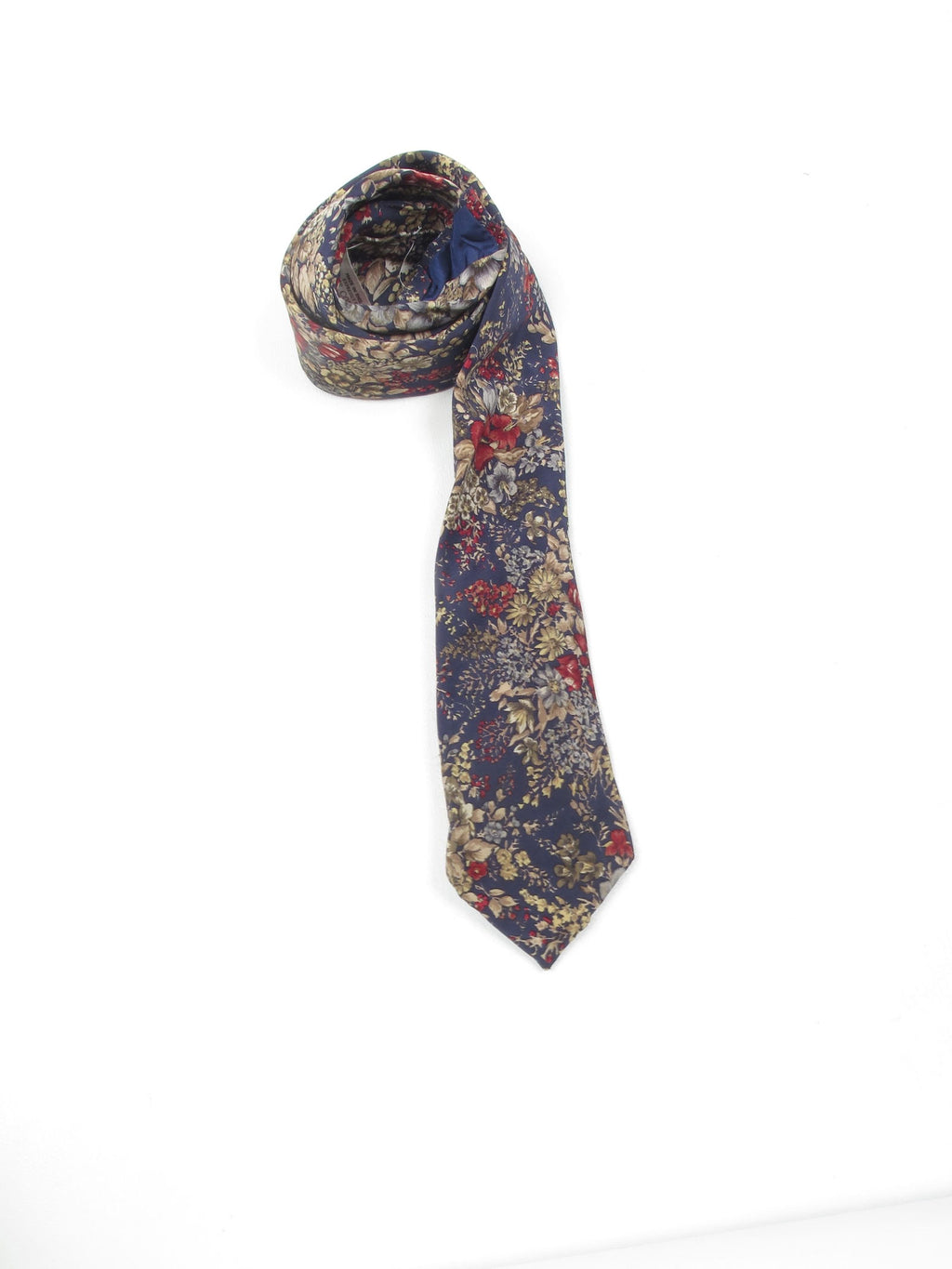 Vintage Floral Necktie By Louis Copeland - The Harlequin