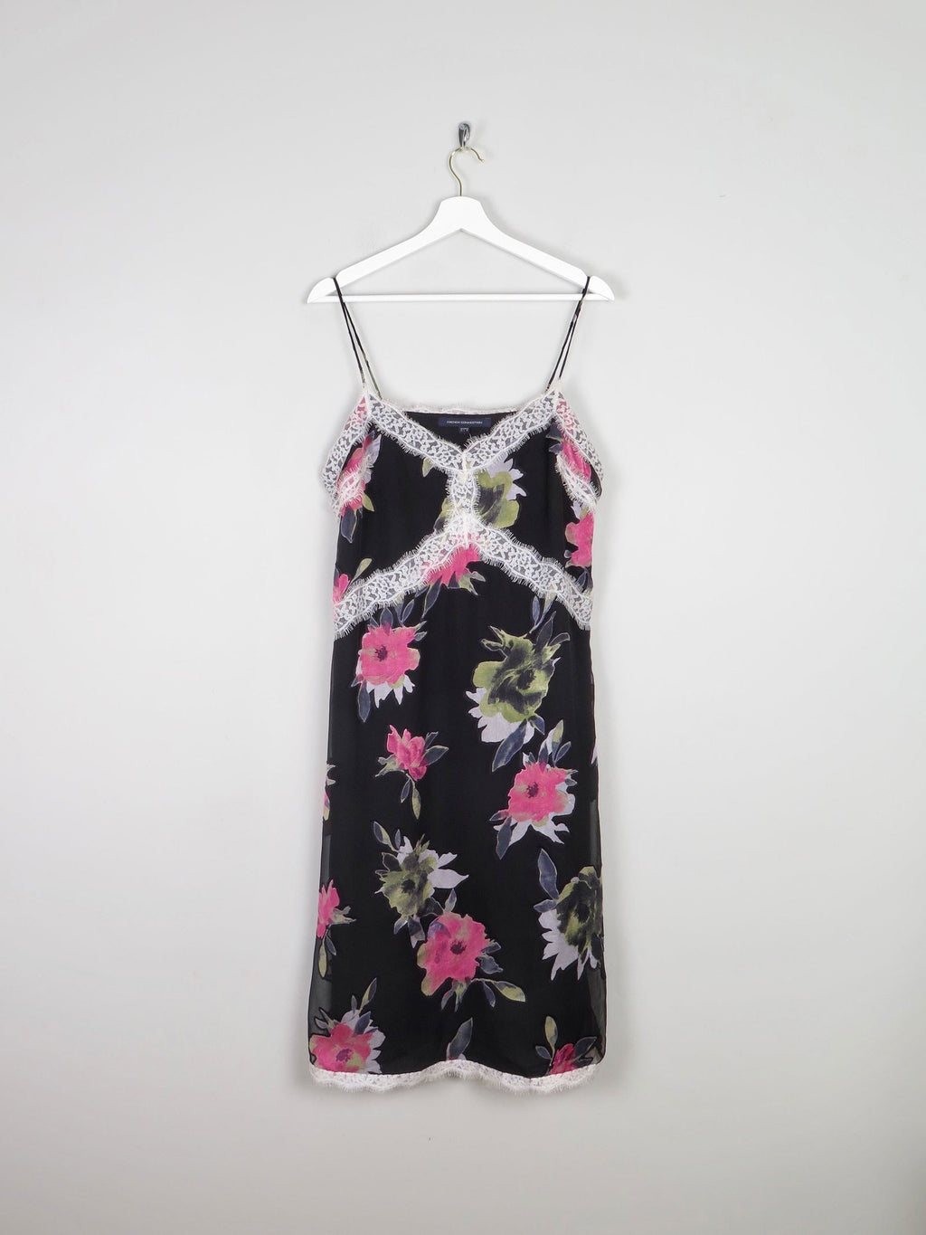 Vintage French Connection Devore Floral Camisole Dress 14 - The Harlequin