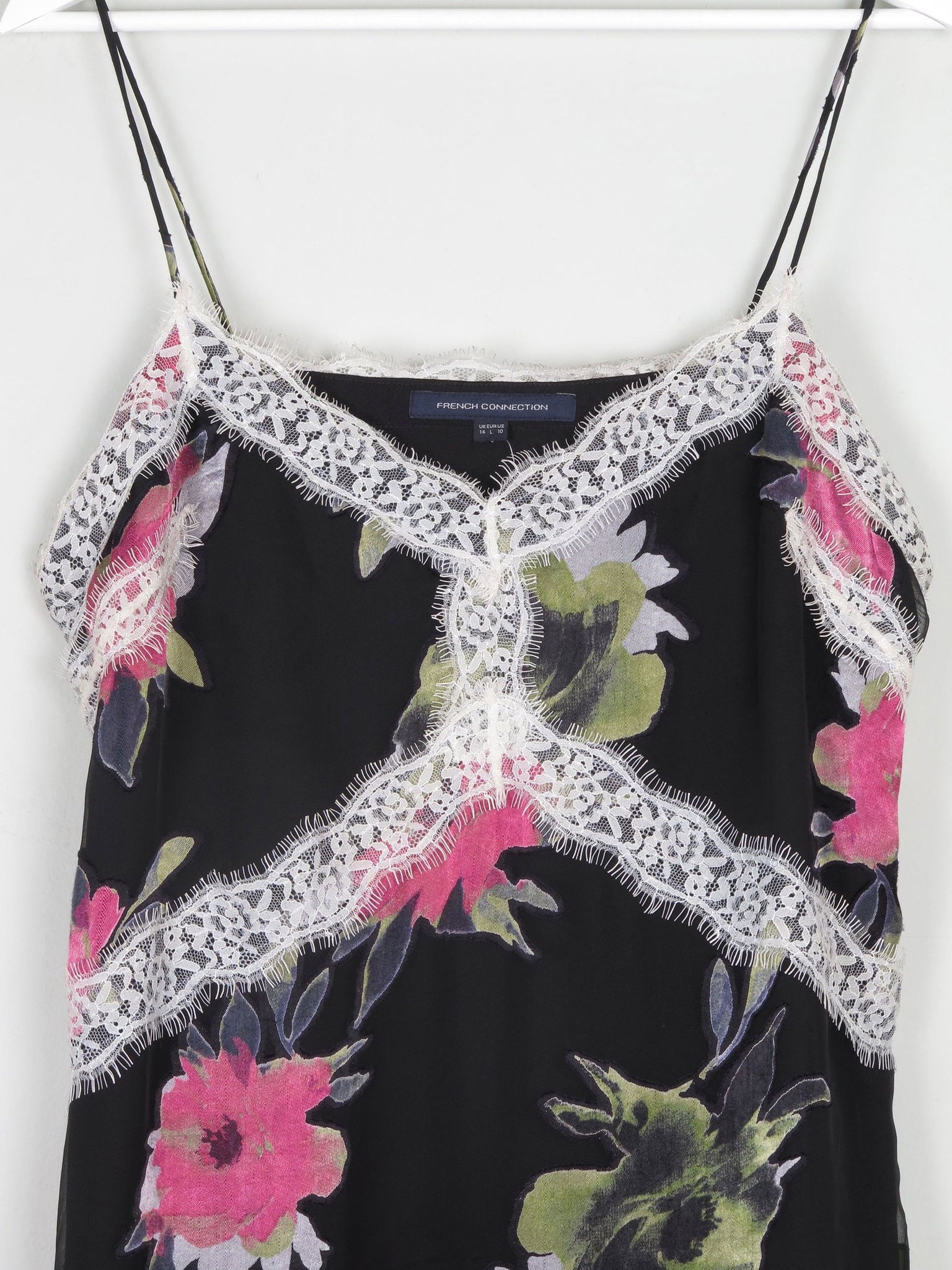 Vintage French Connection Devore Floral Camisole Dress 14 - The Harlequin