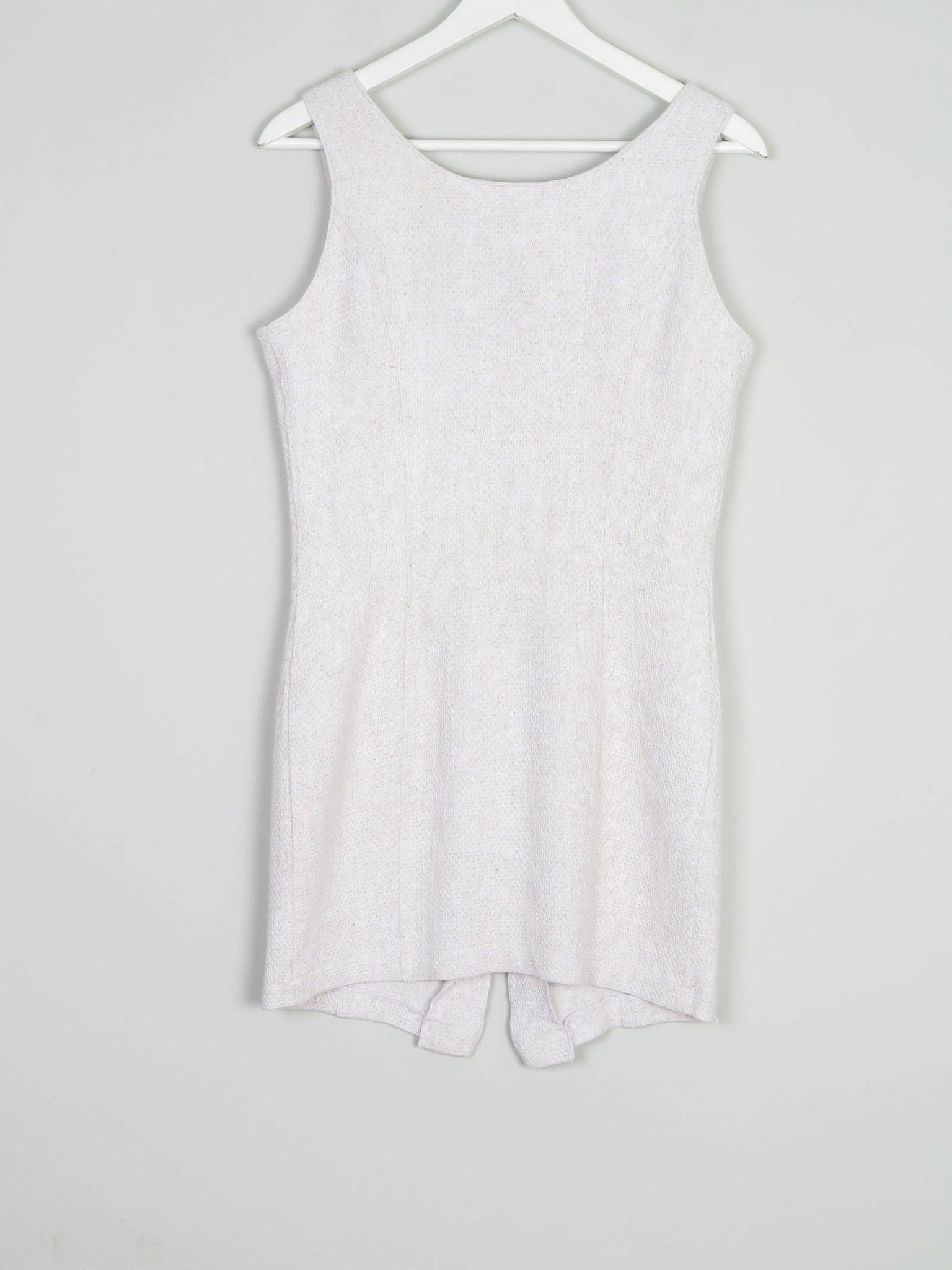 Vintage Gina Benotti Fitted Cream Dress 6/8 XS - The Harlequin