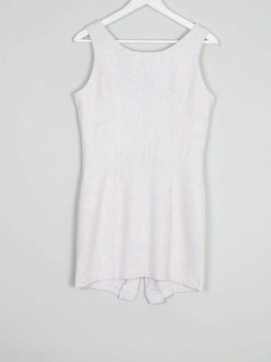 Vintage Gina Benotti Fitted Cream Dress 6/8 XS - The Harlequin