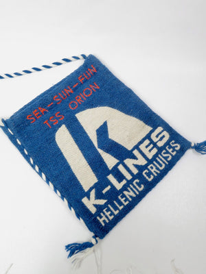 Vintage Greek Island Ferry Bag - The Harlequin