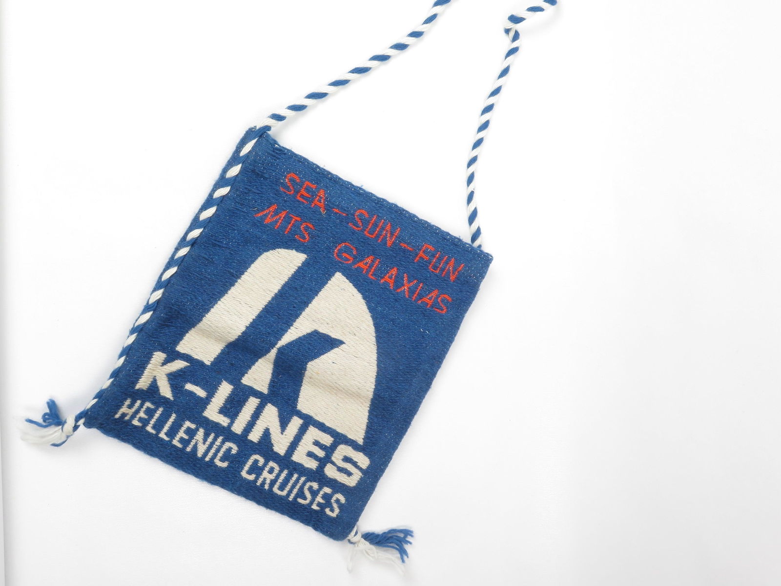 Vintage Greek Island Ferry Bag - The Harlequin