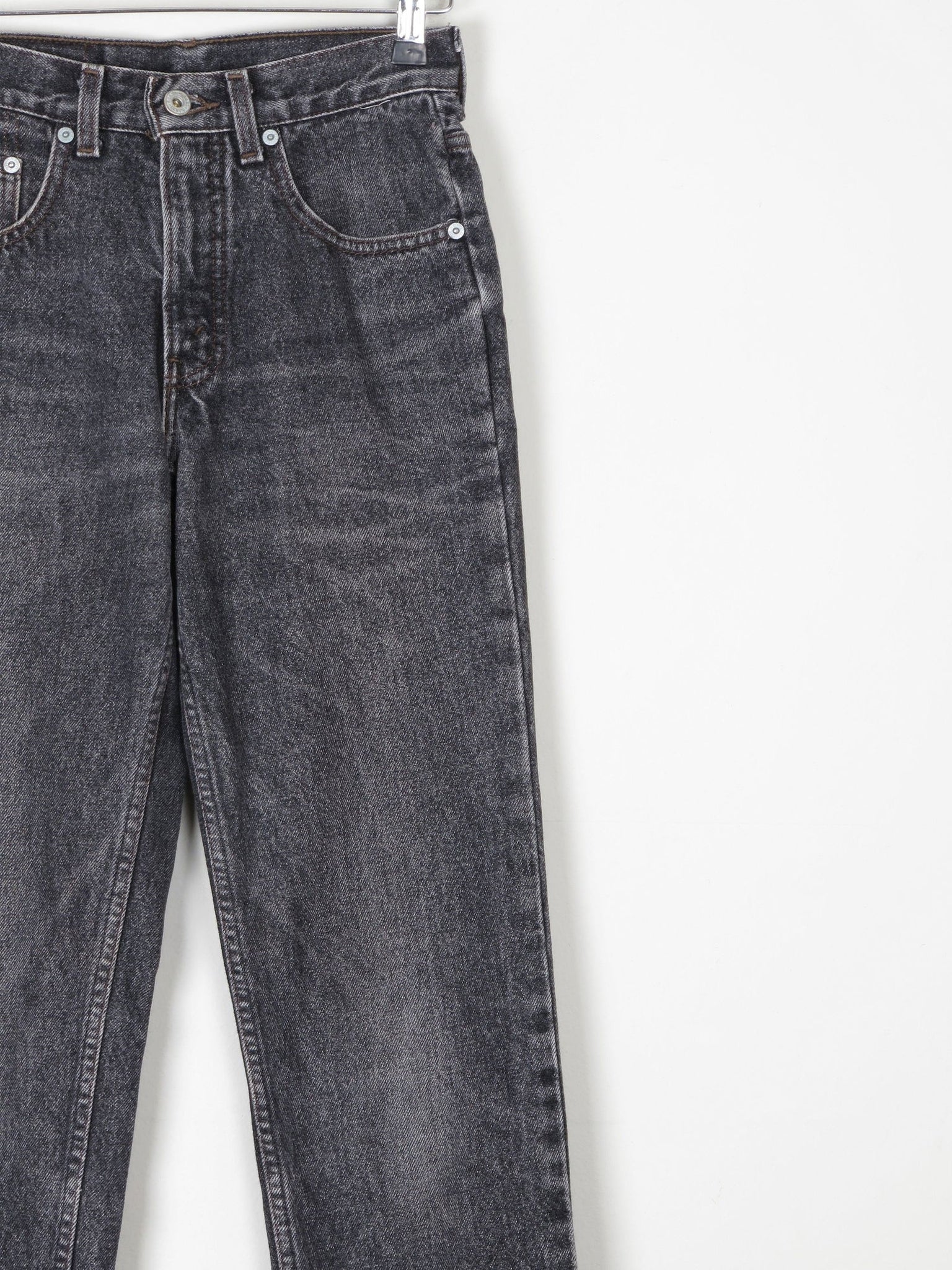 Vintage Grey/Black Levis 631's 26"W/ 30" L - The Harlequin