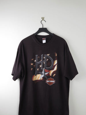 Vintage Harley Davidson Black T-shirt XL - The Harlequin