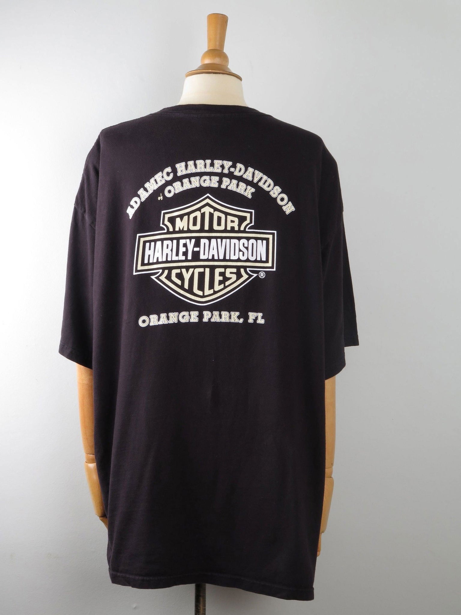 Vintage Harley Davidson Black T-shirt XL - The Harlequin