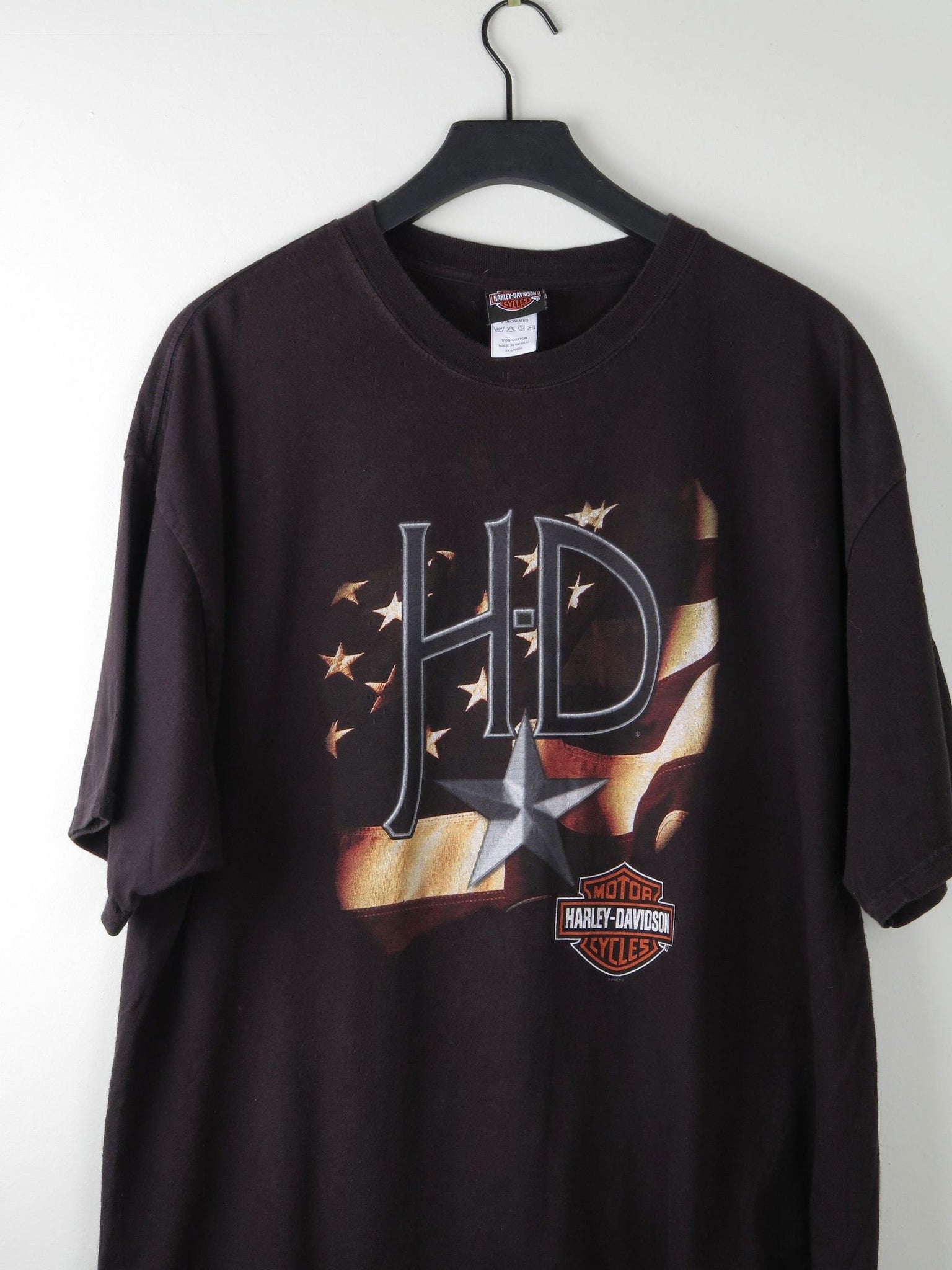 Vintage Harley Davidson Black T-shirt XL - The Harlequin