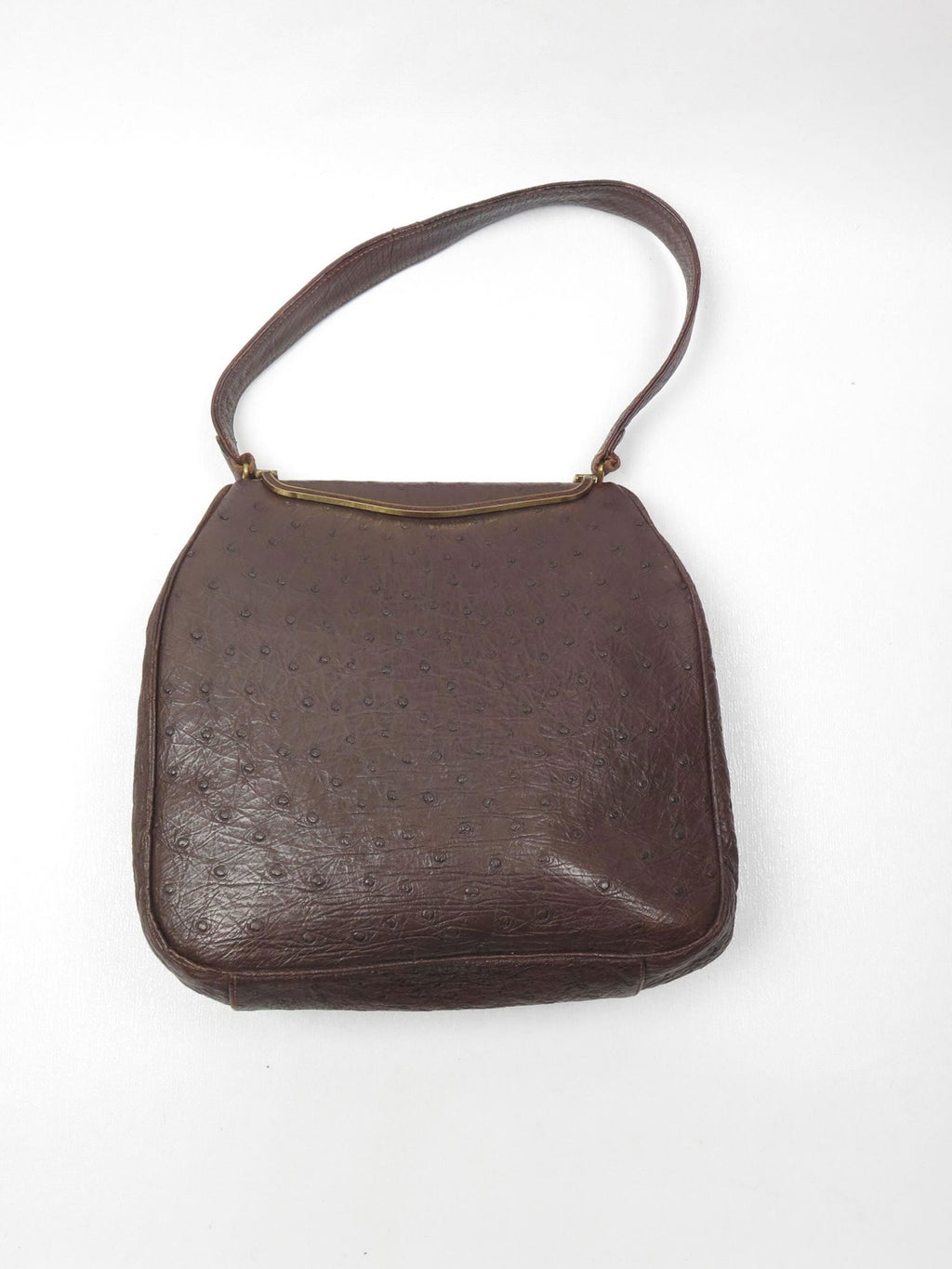 Vintage Jane Shilton Ostrich Bag 40s/50s - The Harlequin