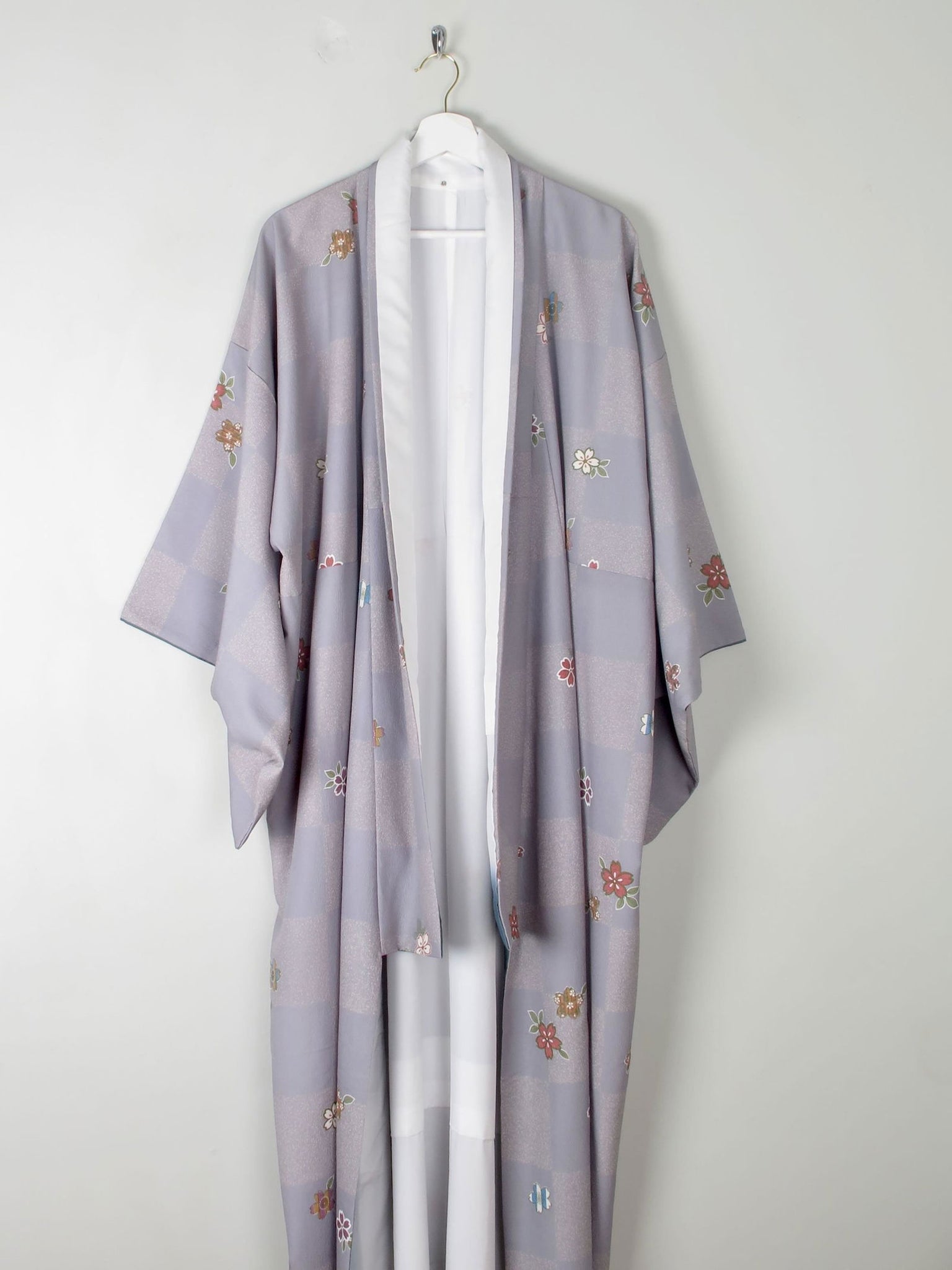 Vintage Kimono Lilac Printed M/L - The Harlequin