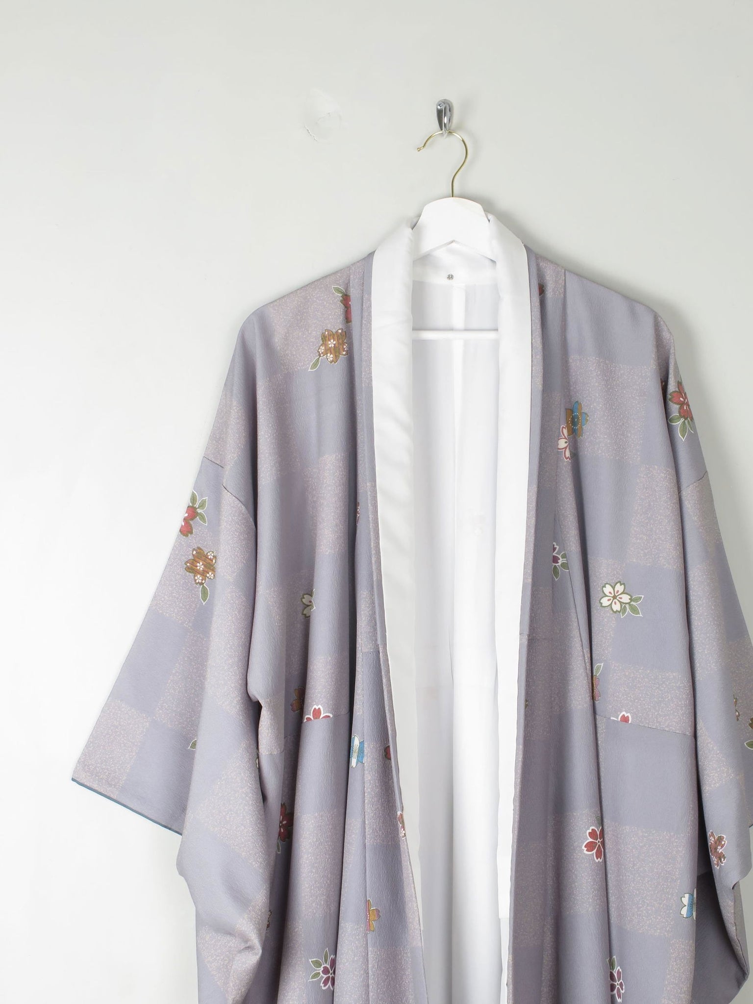 Vintage Kimono Lilac Printed M/L - The Harlequin