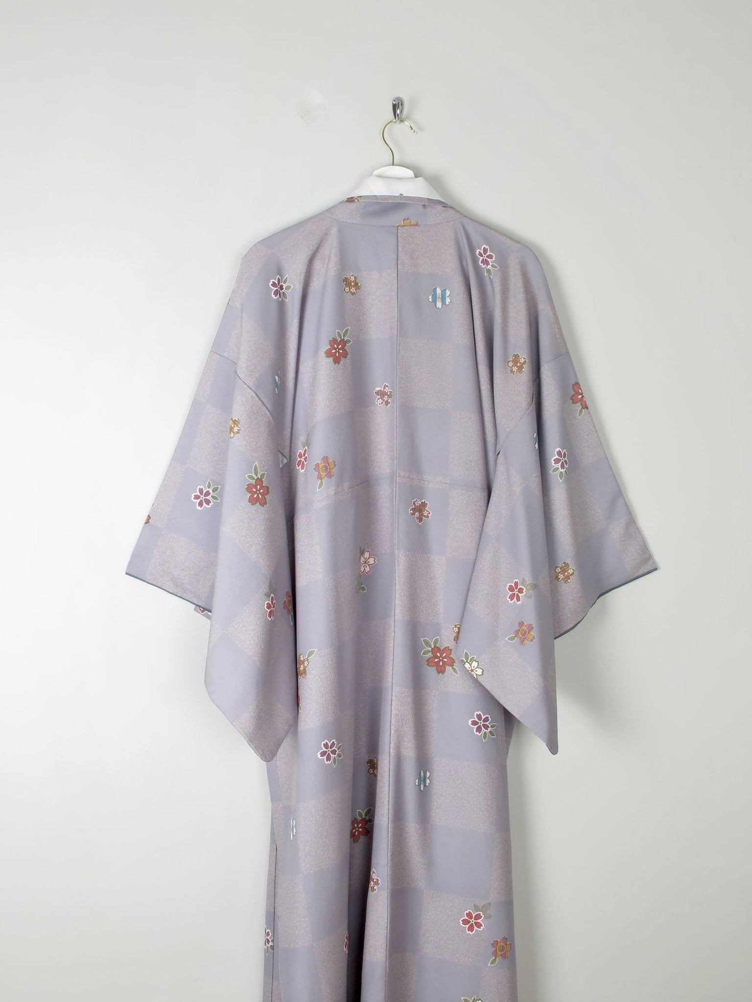Vintage Kimono Lilac Printed M/L - The Harlequin